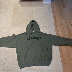 Jeep Olive Green Pullover Hoodie